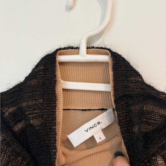 Vince Ladder Cotton & Mohair Blend Mockneck - Picture 5 of 8